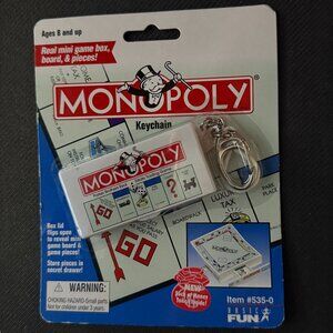 MONOPOLY - Real mini Game box, Board & Pieces